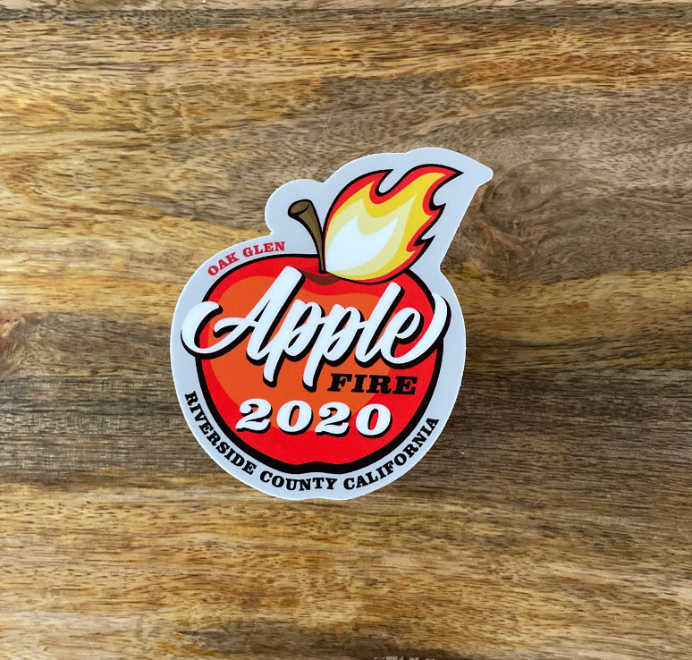 APPLE Fire Sticker - 3-Pack